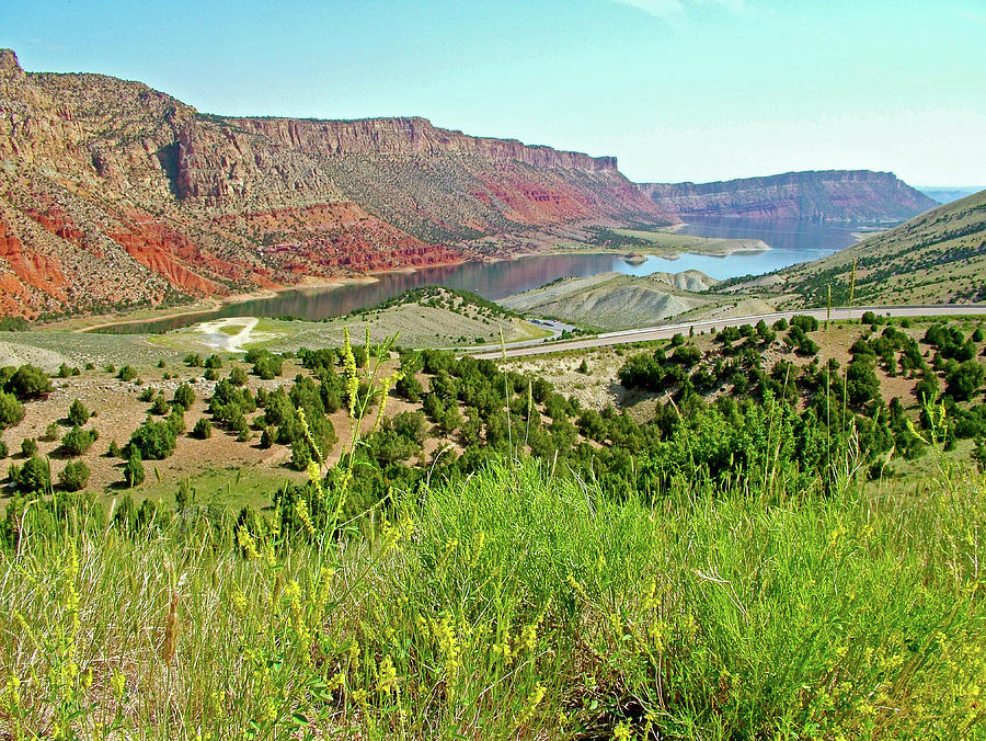 Landscape of Flaming Gorge National Recreation Area, Utah Photograph by Ruth Hager