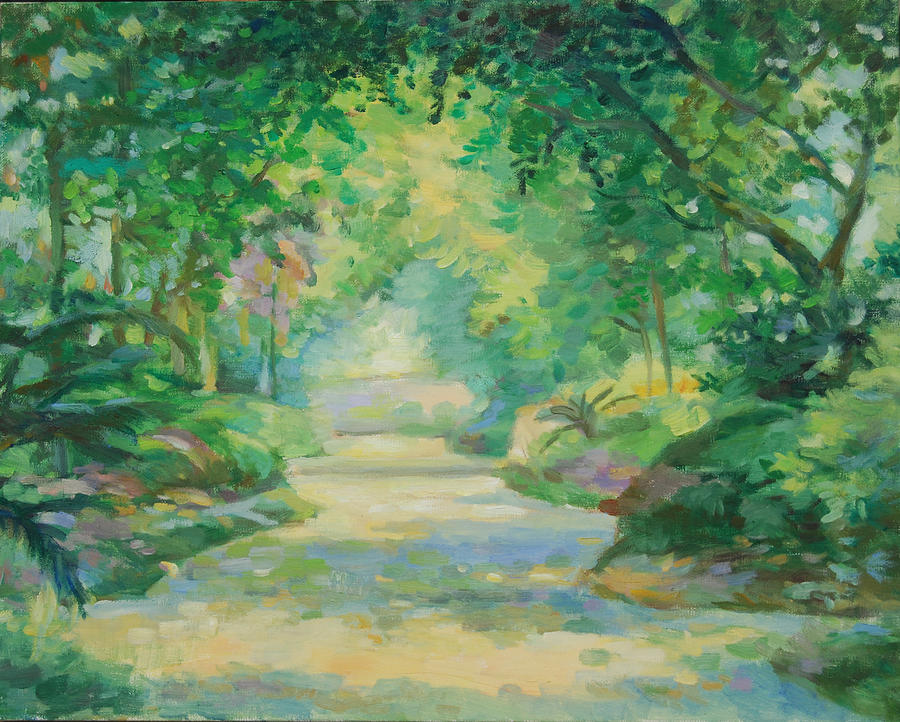 Landscape Path Painting by Tina Zhou