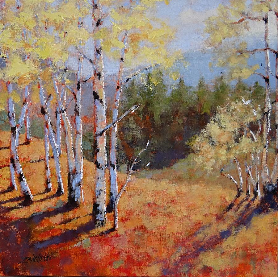 Landscape Series 1 Painting by Laura Lee Zanghetti