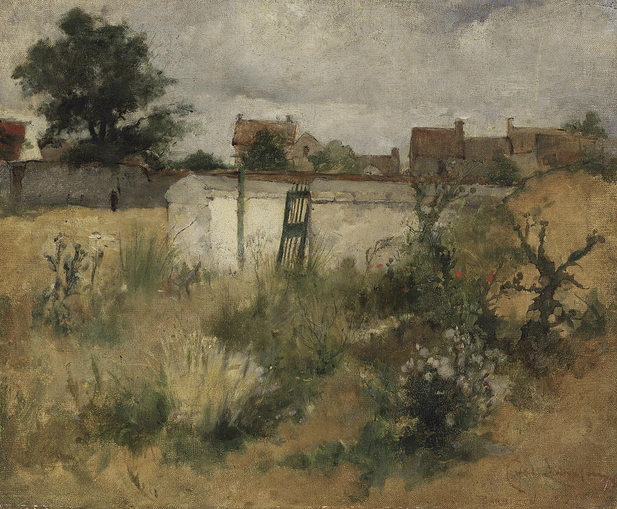 Landscape Study from Barbizon Painting by Carl Larsson