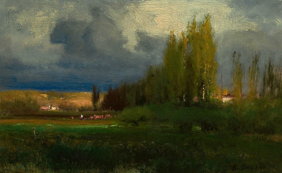 Landscape Study Painting by George Inness