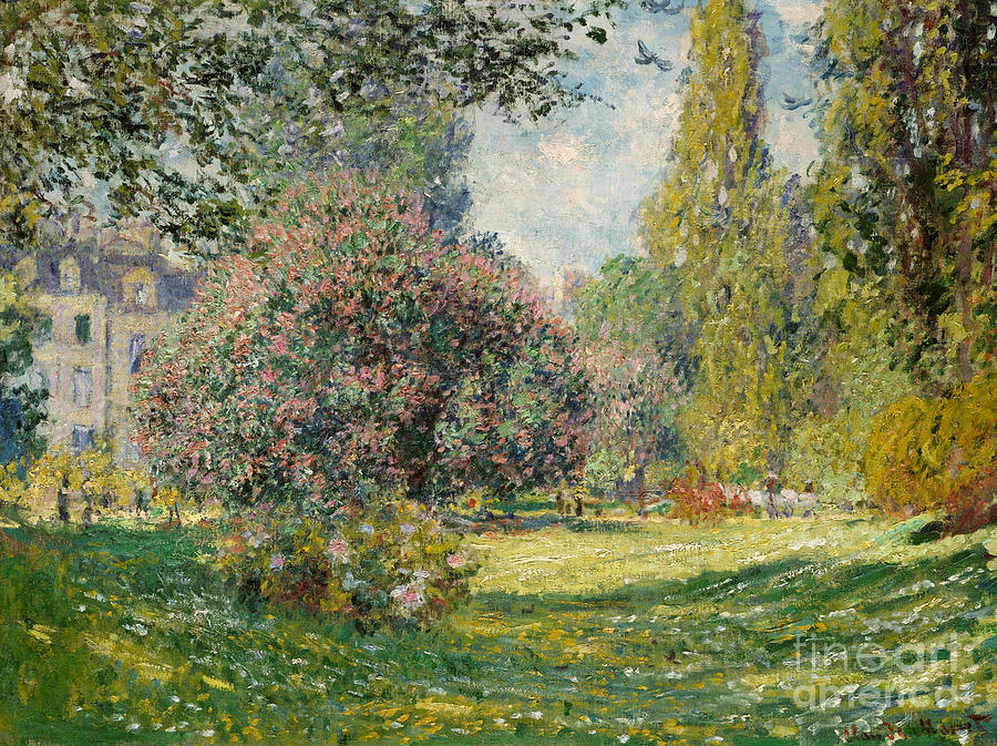 Landscape  The Parc Monceau, 1876  Painting by Claude Monet