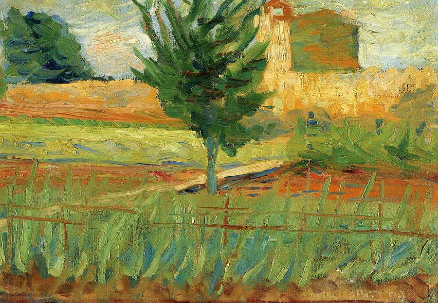 Umberto Boccioni Painting - Landscape by Umberto Boccioni