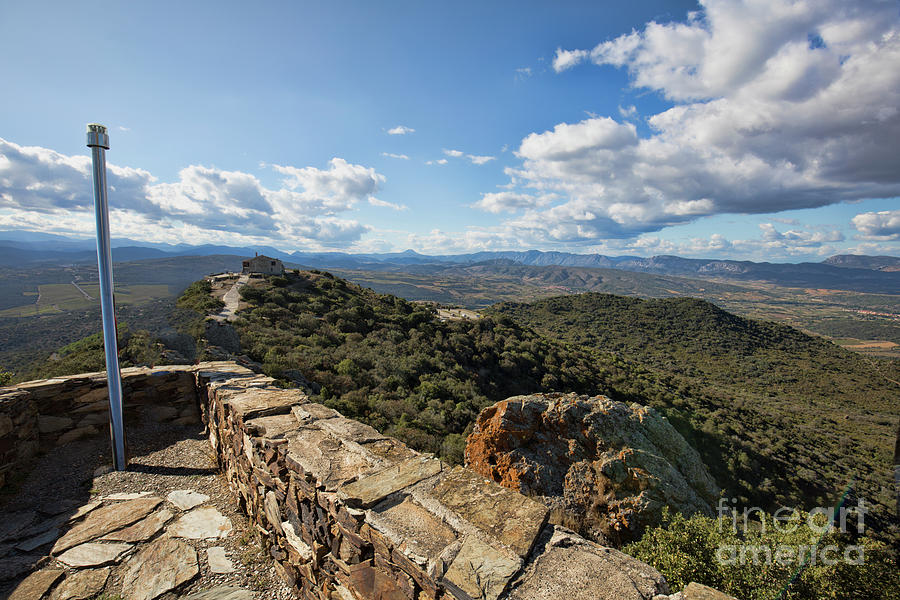 Landscape View from Forca Real Summit Southern France  Photograph by Chuck Kuhn