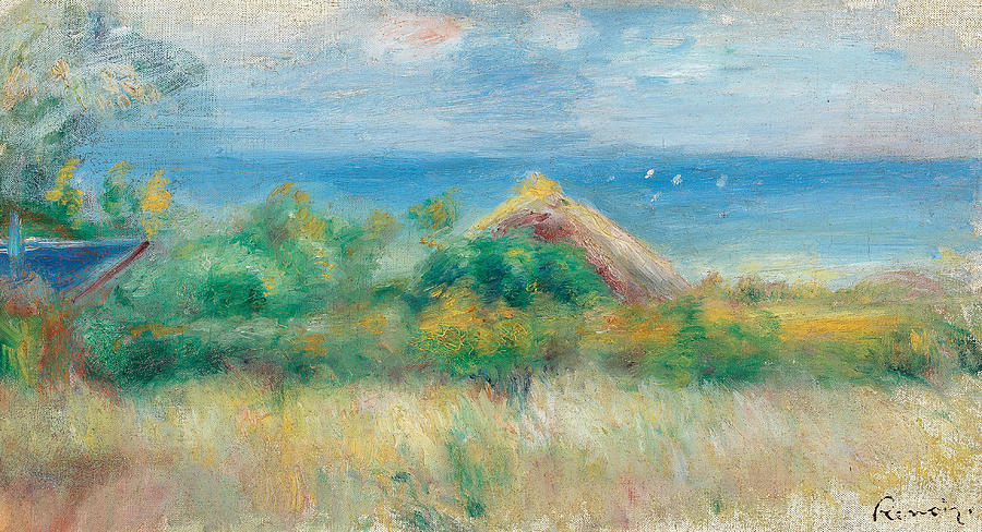 Landscape with Bottom of Sea Painting by Auguste Renoir