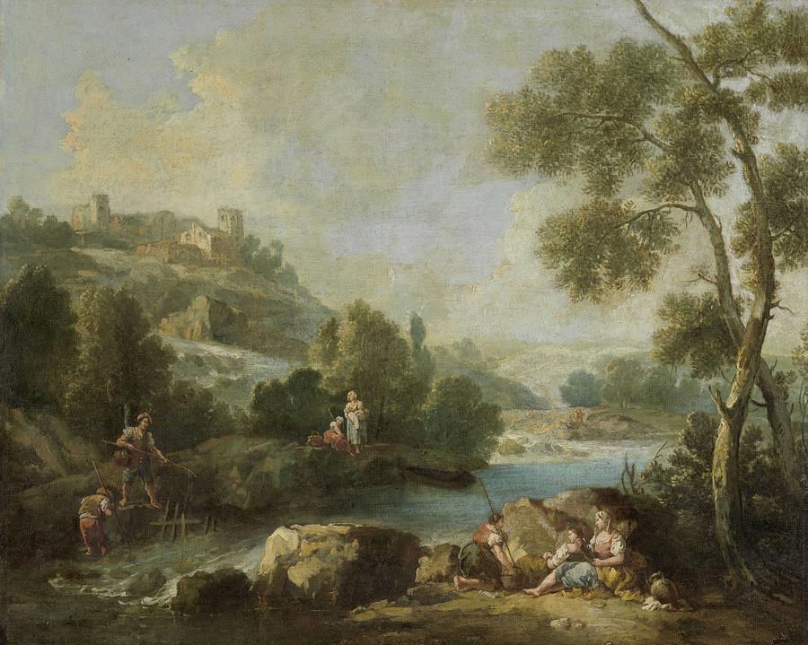 Landscape with Figures, Giuseppe Zais attributed to, 1730 - 1770 ...