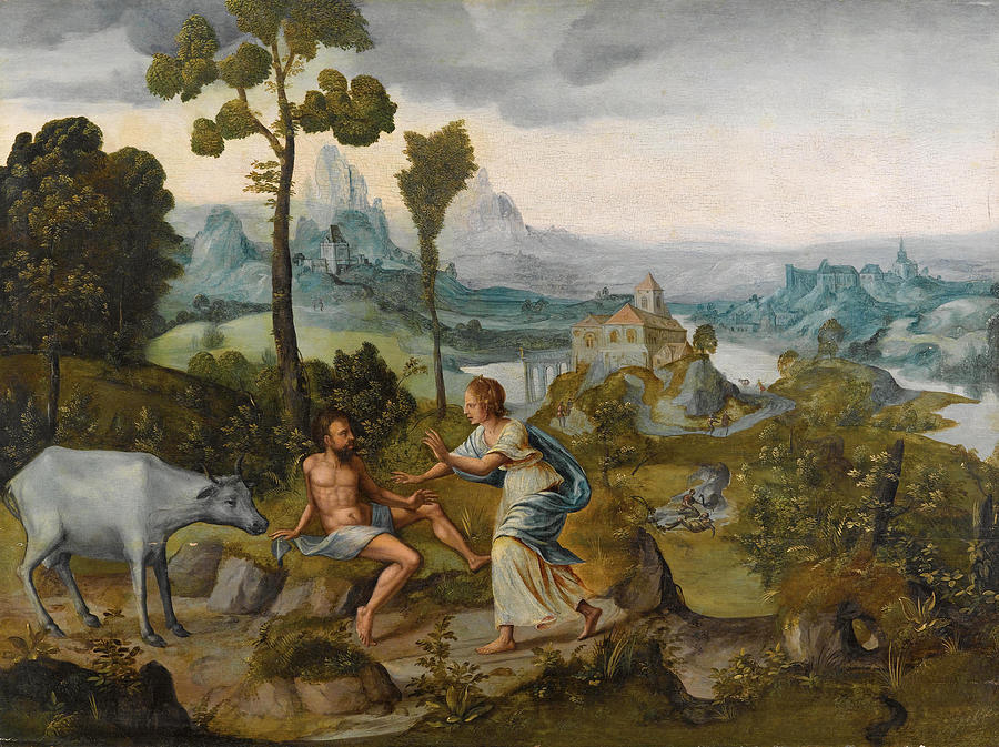 Landscape with Juno and Argus Painting by Cornelis Massijs