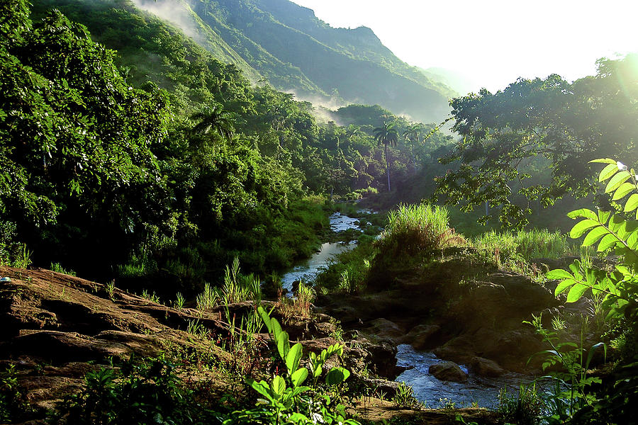 River landscape. El Nicho, Escambray, Cuba Photograph by Kako Escalona