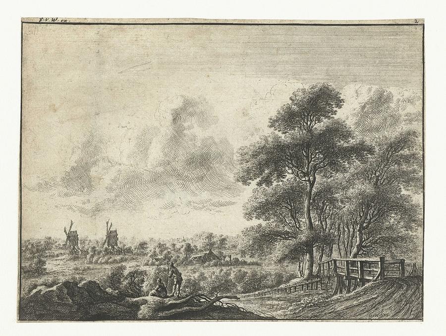 Landscape With Small Bridge, Gilles Neyts, 1643 - 1679 Painting