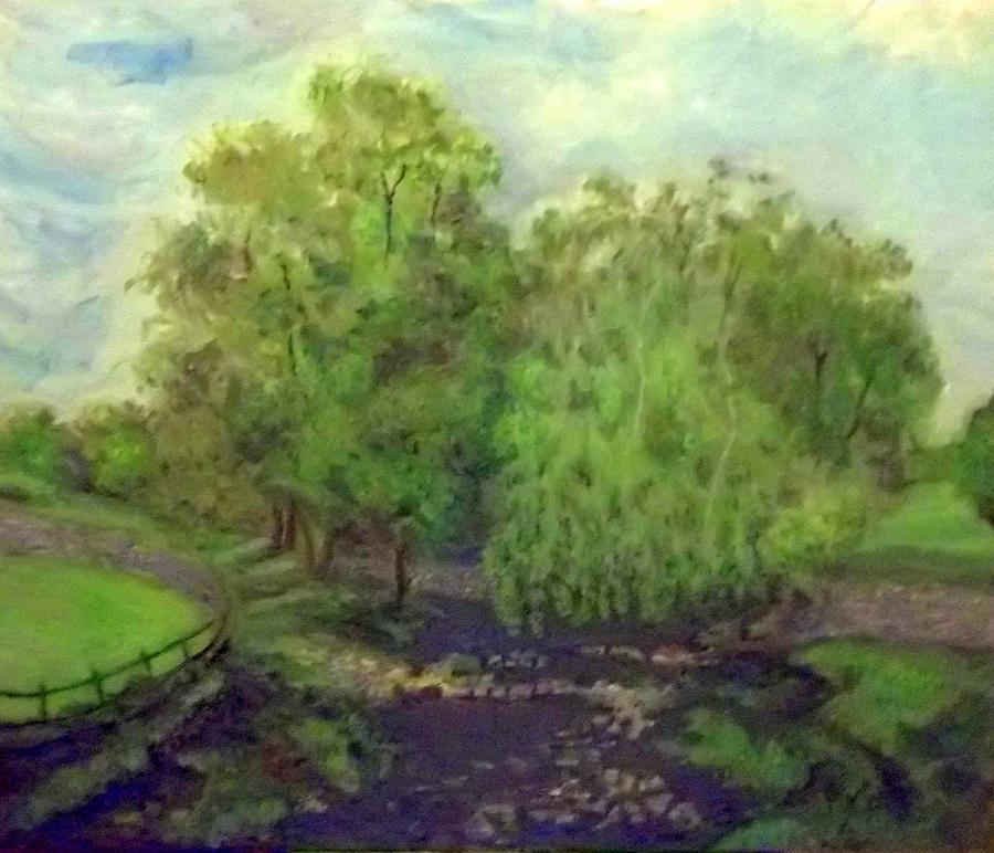 Landscape with Trees Painting by Peter Gartner