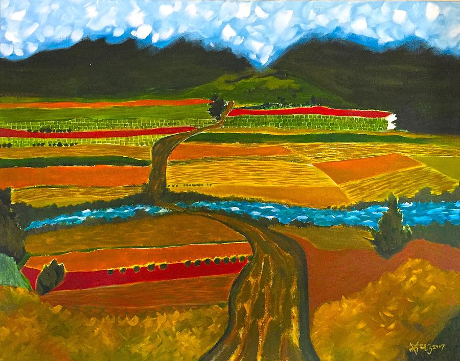 Landscape Painting by Wonju Hulse