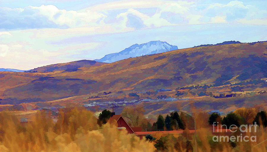 Mountain Photograph - Landscape Wyoming State  by Chuck Kuhn