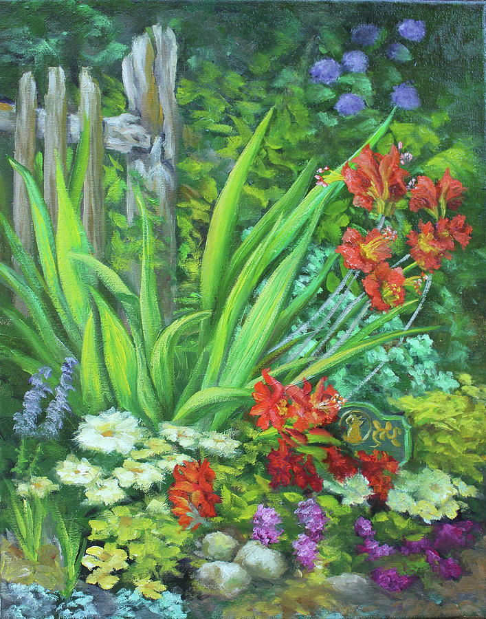 Landscapers Paradise Painting by Rebecca Hauschild