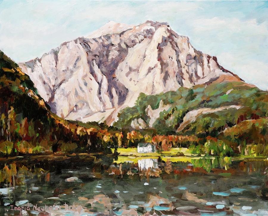 Langbahtsee Painting by Ingrid Dohm
