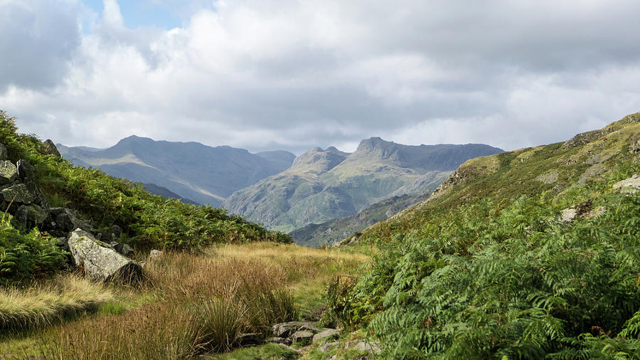 Langdale Pikes from Loughrigg Fell Photograph by Steven Garratt - Pixels