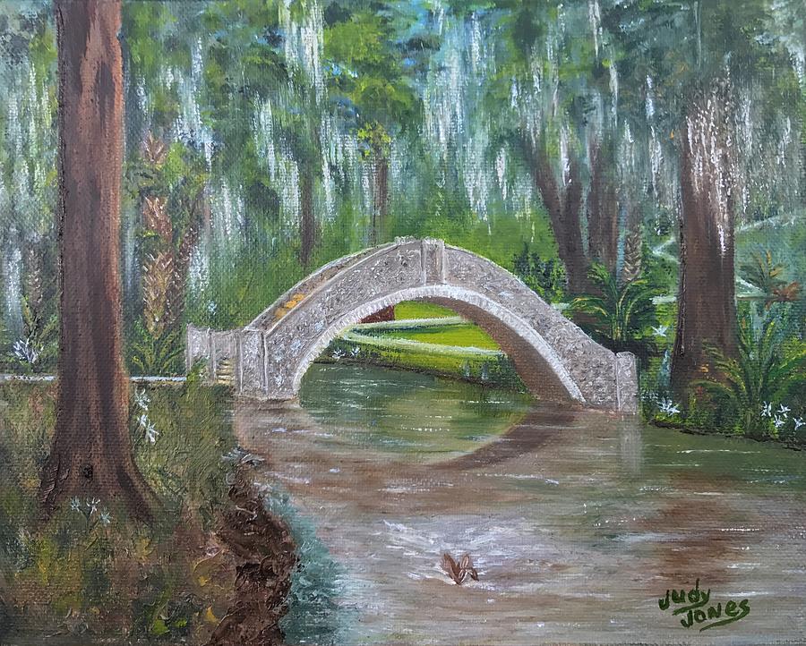Langles Bridge - City Park Bayou Bridge Painting