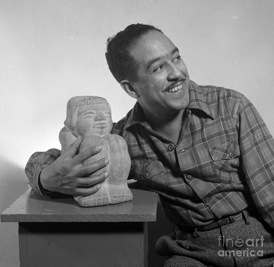 Langston Hughes, American Poet Photograph by Science Source