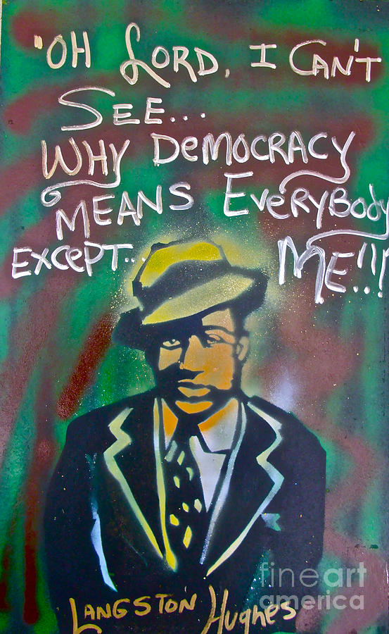 Langston Hughes Painting by Tony B Conscious