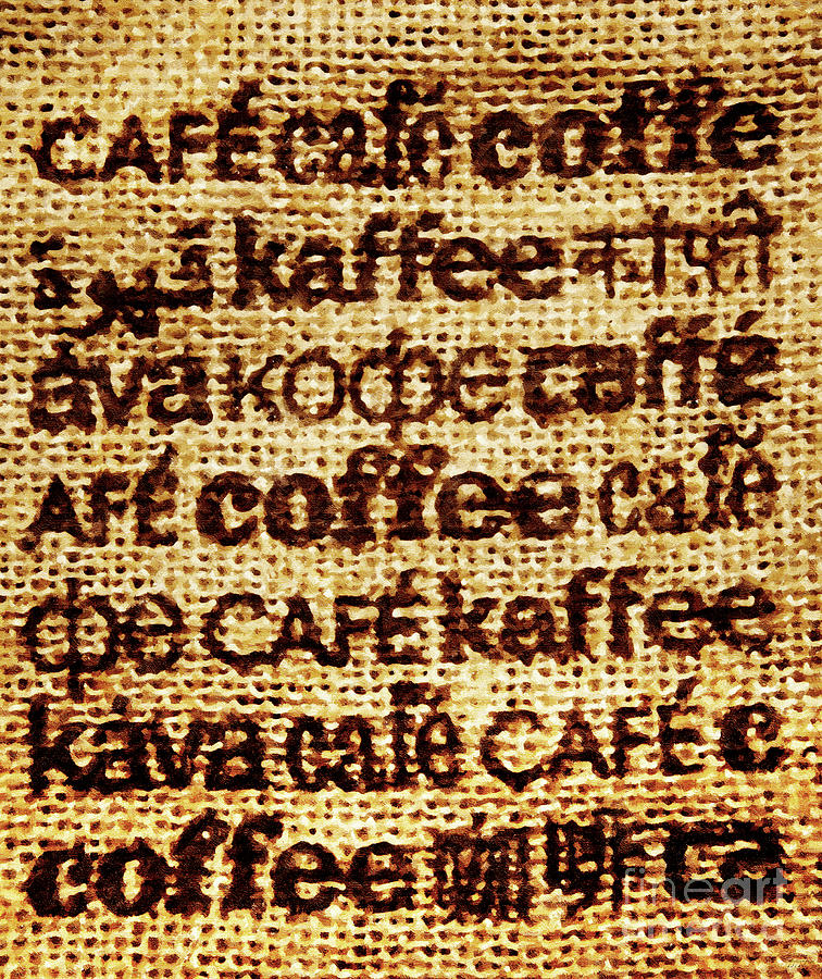 Language of Coffee Mixed Media by David Millenheft