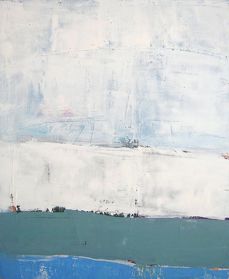 Abstract Painting - Languedoc coast by Nick Mosienko