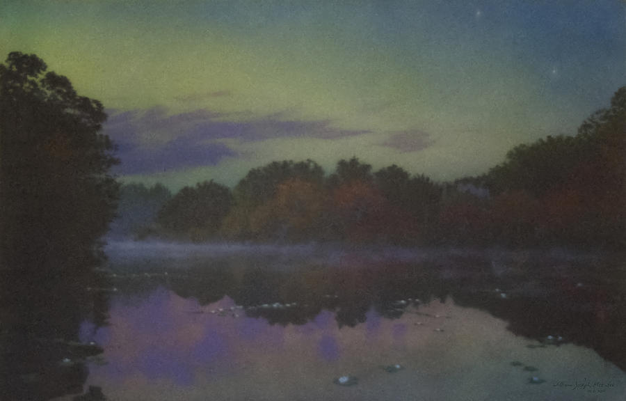 Langwater at Twilight Painting by Bill McEntee