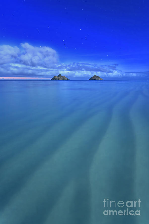 Lanikai Beach Ripples in the Sand Photograph by Aloha Art