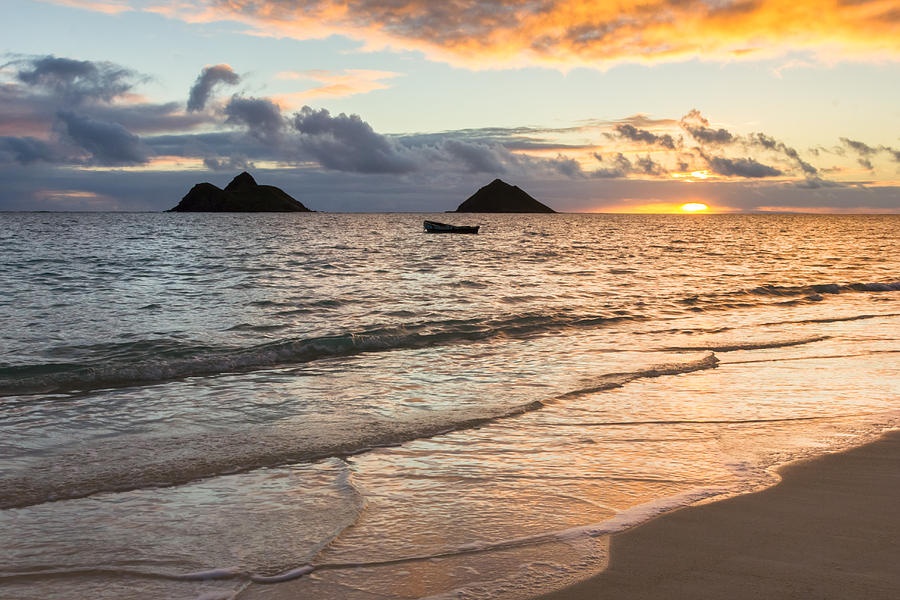 Lanikai Beach Sunrise Photograph by Penny Meyers
