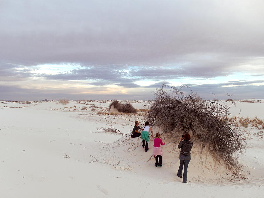 Exploring the Dunes Photograph by Christopher Brown