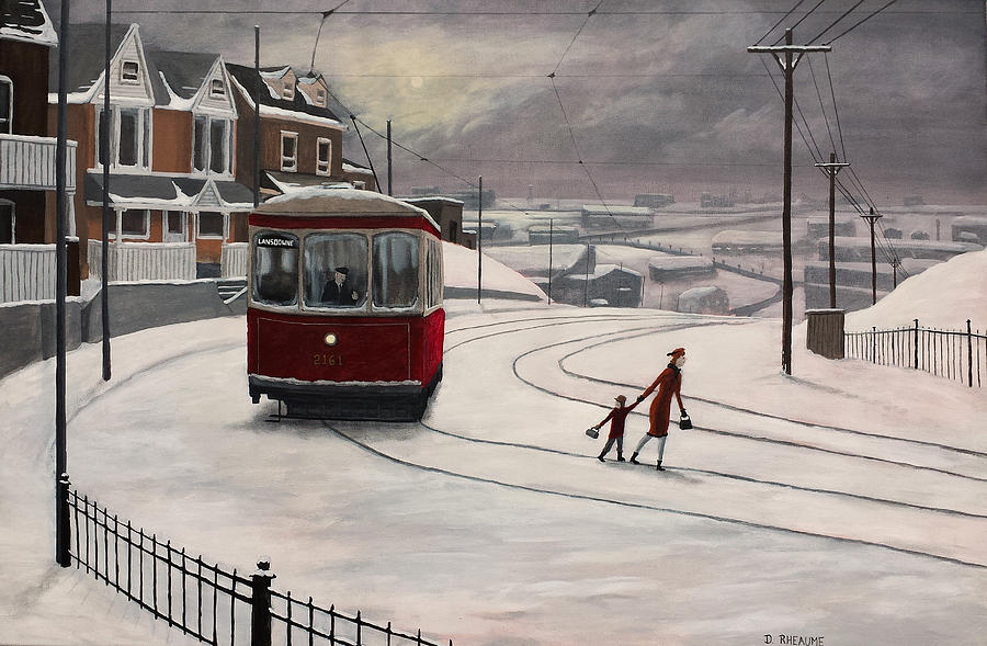 Lansdowne Avenue Painting by Dave Rheaume