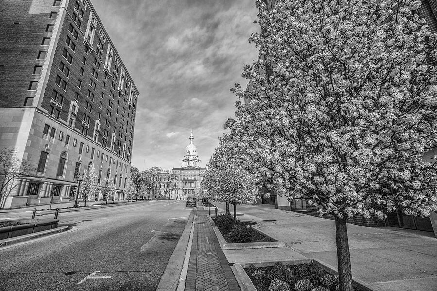 Lansing Michigan Spring Capital  Photograph by John McGraw