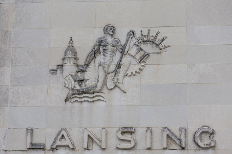 Lansing on City Hall  Photograph by John McGraw