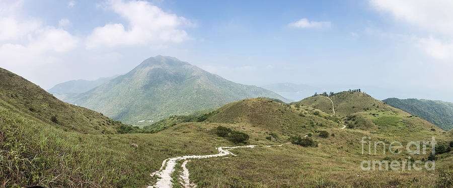 Lantau trail in Hong Kong Photograph by Didier Marti