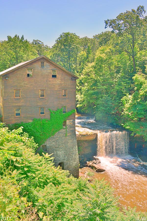 Lantermans Mill In Mill Creek Park Vertical Photograph by Lisa Wooten