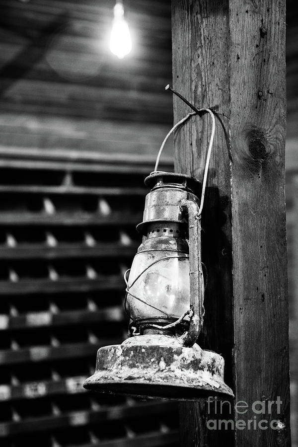 Lantern - BW Photograph by Scott Pellegrin