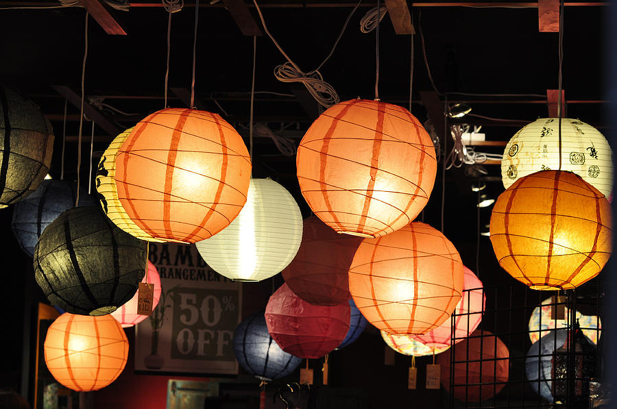 Still Life Photograph - Lanterns 50 percent Off by Jan Amiss Photography