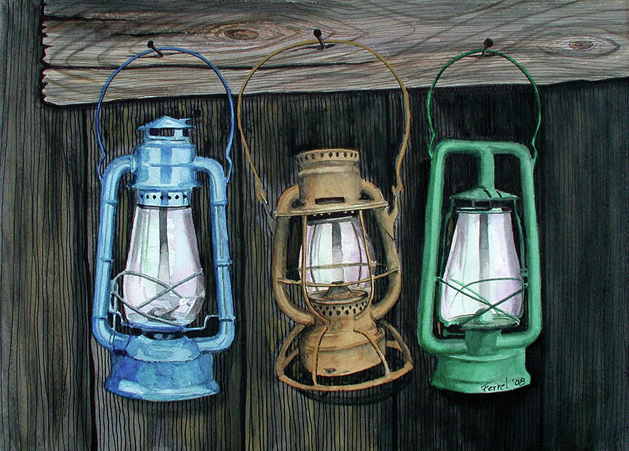 Lanterns Painting by Ferrel Cordle