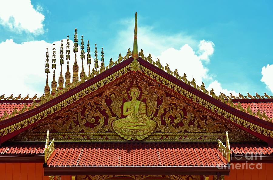 Lao Buddhist Temple Photograph by Craig Wood