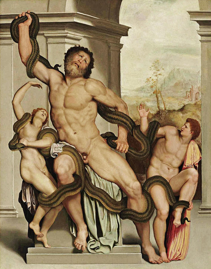 Laocoon Painting by Alessandro Allori | Fine Art America