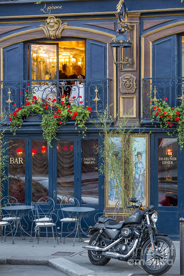 Laperouse Restaurant Cafe - Paris France Photograph by Brian Jannsen