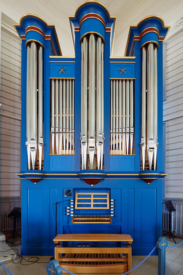 Finland Photograph - Lappeenranta Church Organs by Jouko Lehto