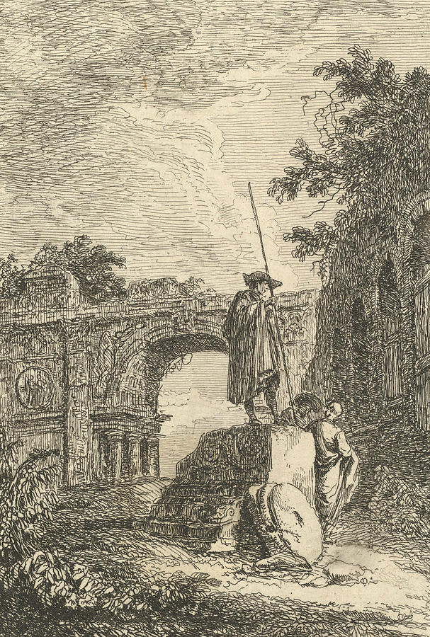 LArc de Triomphe Relief by Hubert Robert