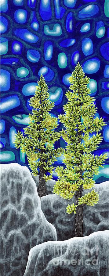 Larch Dreams 1 Painting by Rebecca Parker