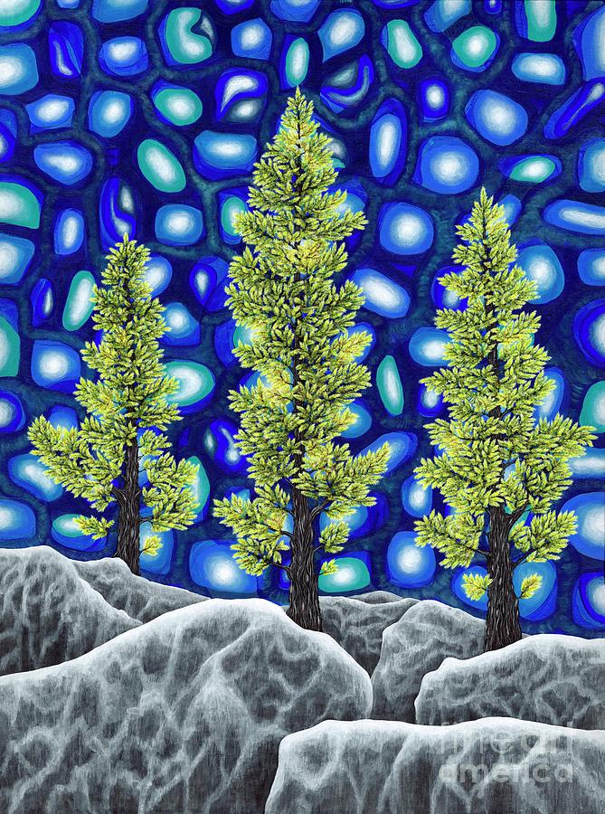 Larch Dreams 2 Painting by Rebecca Parker