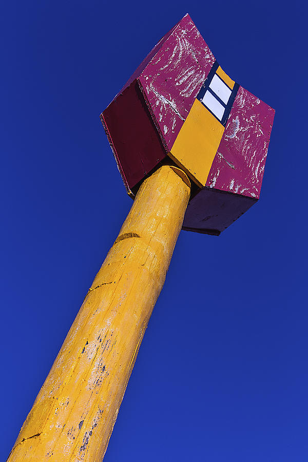 Large Arrow Sign Photograph by Garry Gay