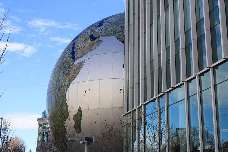 Large City Globe Photograph by Selena Lorraine - Fine Art America