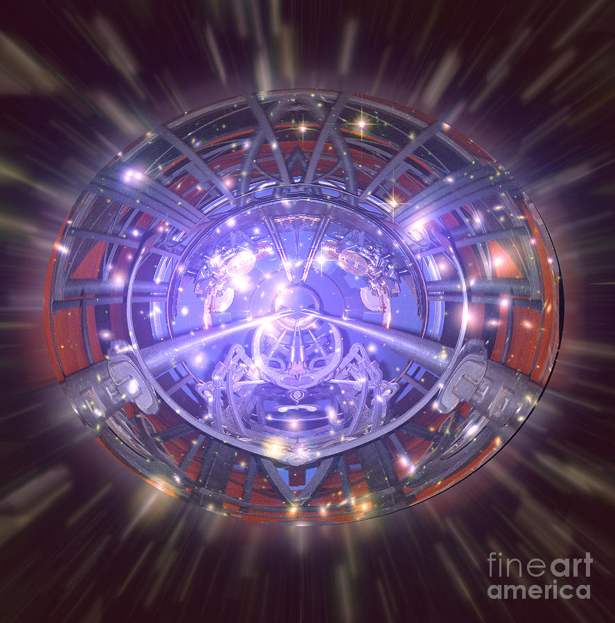 Large Hadron Collider Digital Art by Scott Evers