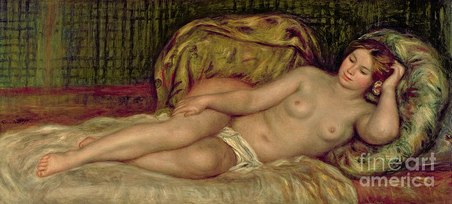 Pierre Auguste Renoir Painting - Large Nude by Pierre Auguste Renoir