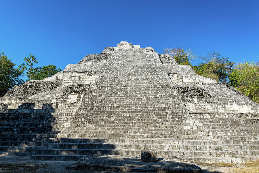 Large Pyramid in Becan, Mexico Photograph by Jess Kraft
