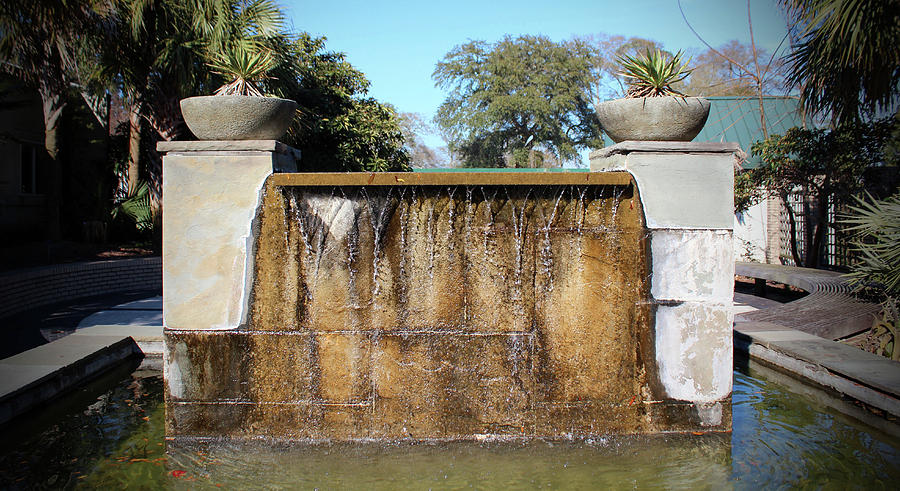 Large Water Fountain Photograph by Cynthia Guinn