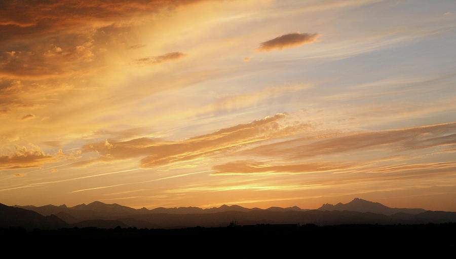 Large Western Sunset Photograph